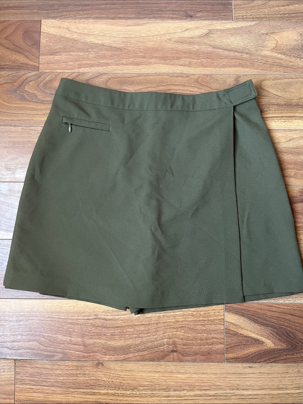 Reitmans Olive Green Girls Skort Juniors Size 11 Plain Summer